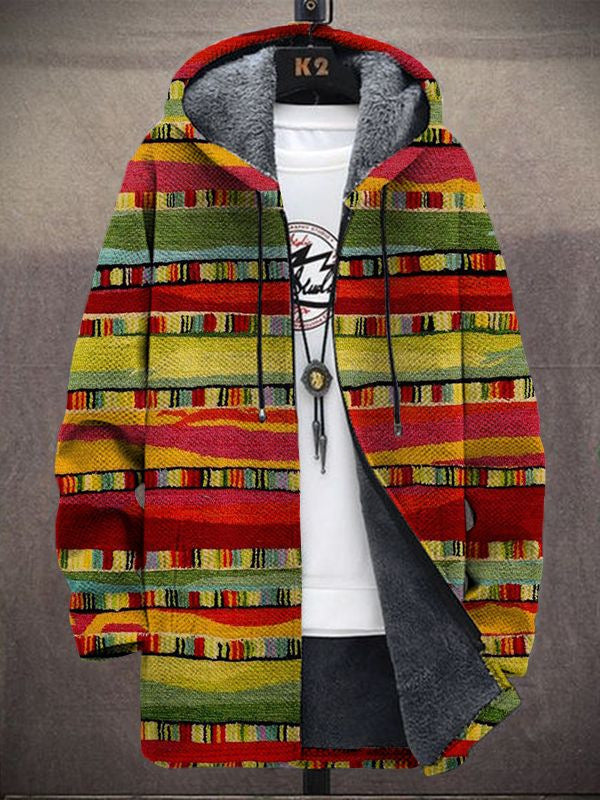 Alden | Bold Patterned Hooded Jacket