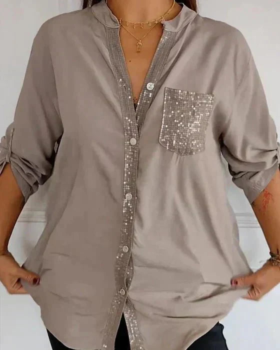 Blanche | Relaxed Button-Front Blouse