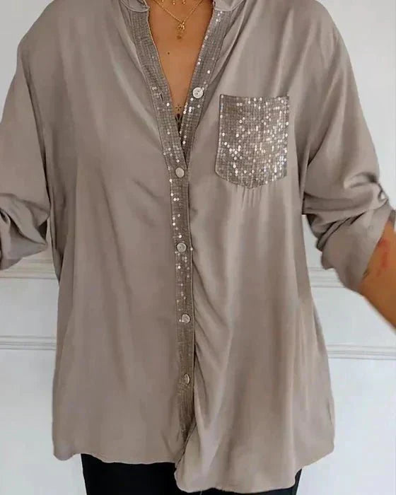Blanche | Relaxed Button-Front Blouse
