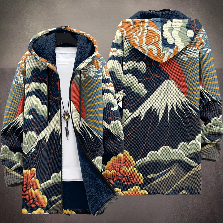 Ezra | Artful Hooded Cardigan