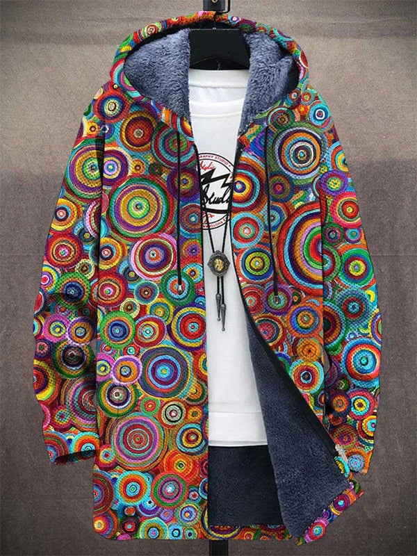Bram | Artful Hooded Cardigan