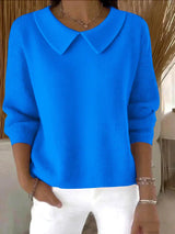 Elyse | Relaxed Collared Jumper