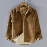 Hugo | Warm Ribbed Utility Overshirt