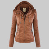 Amara | Hooded Moto Jacket