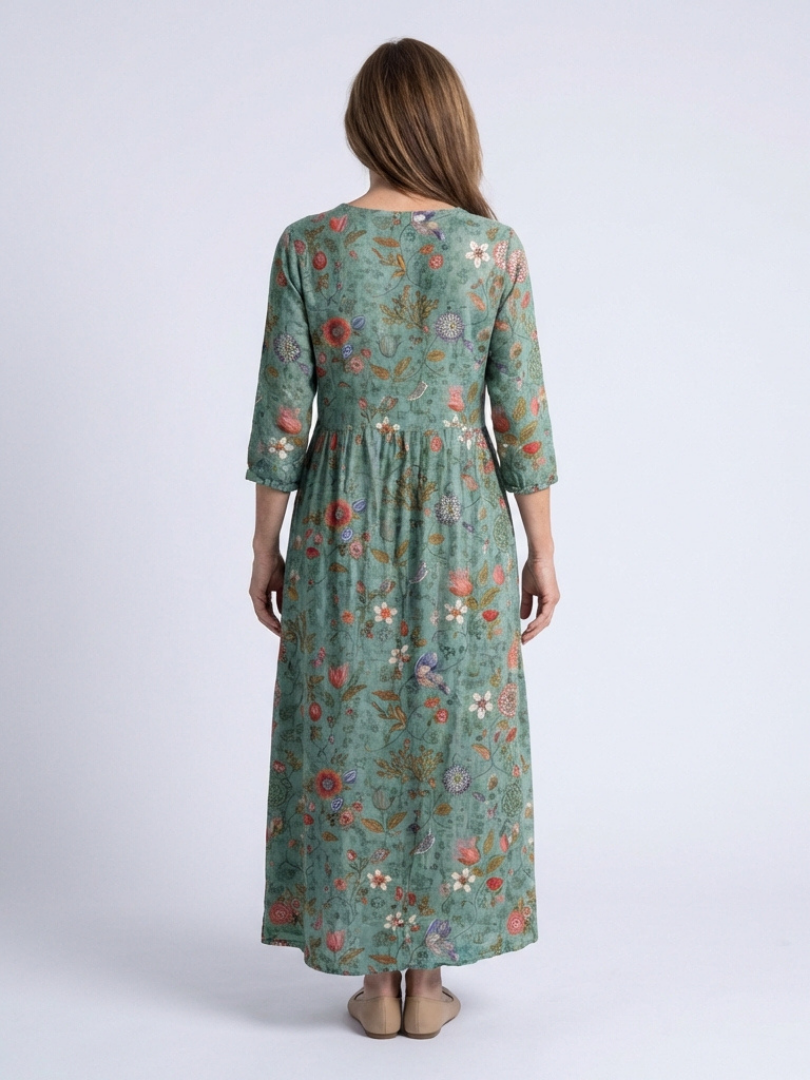 Miranda | Floral V-Neck Maxi Dress