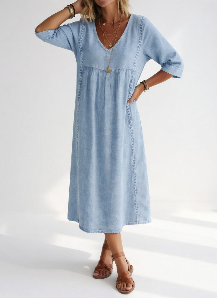 Susanne | Relaxed Flowing Midi Dress
