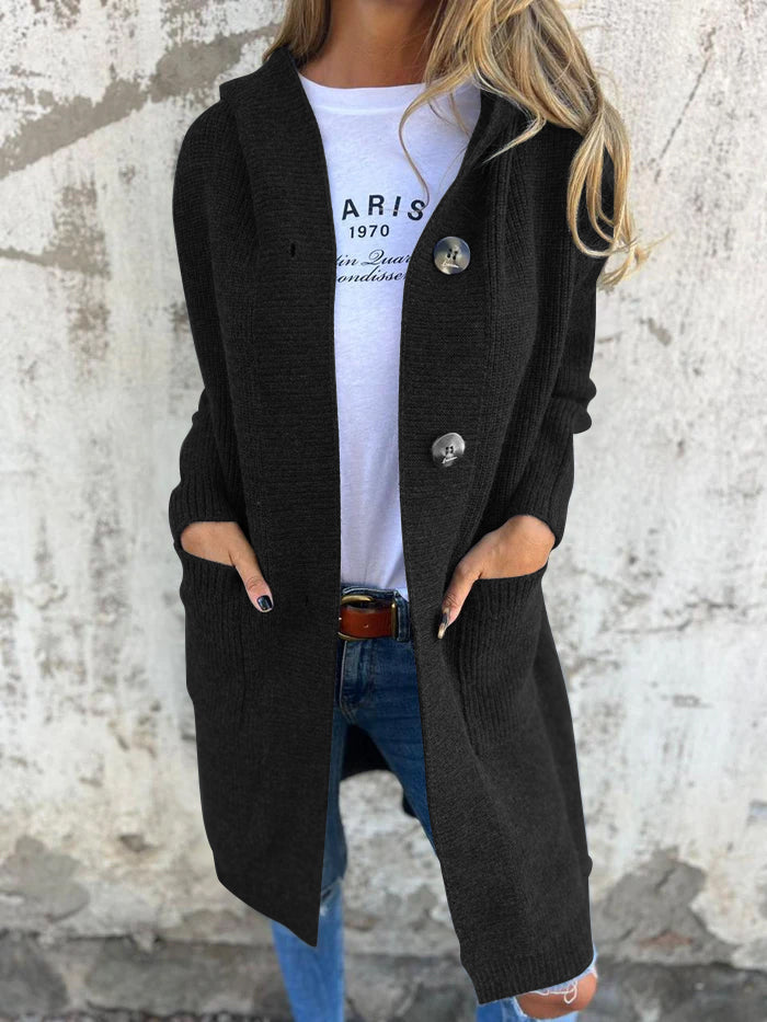 Paloma | Longline Button-Front Cardigan