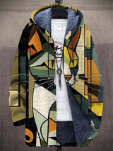 Preston | Artistic Print Hooded Jacket