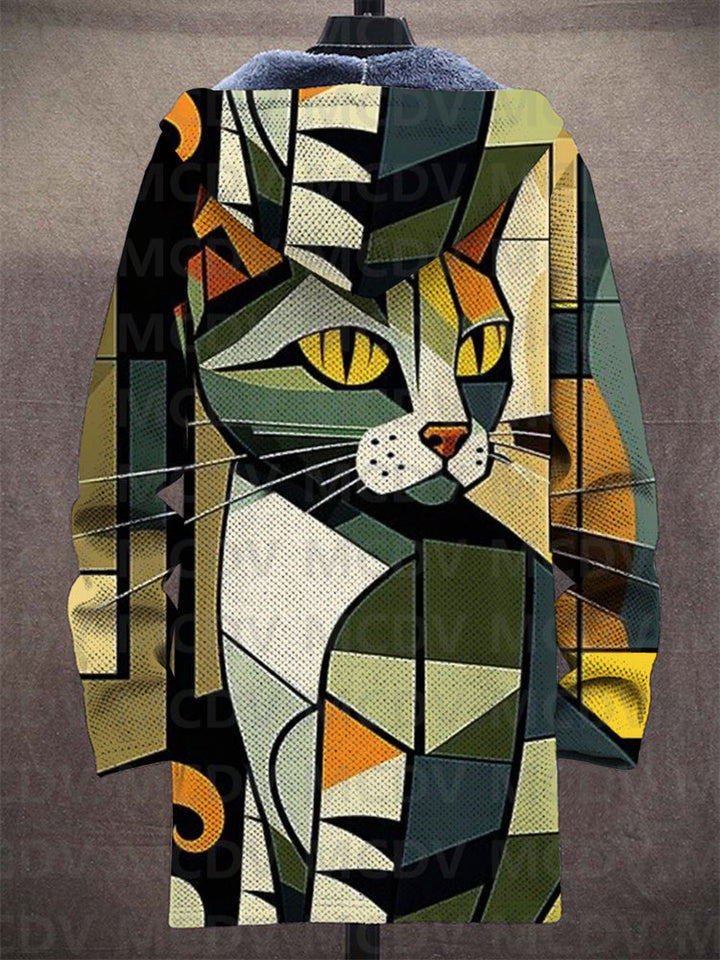 Preston | Artistic Print Hooded Jacket