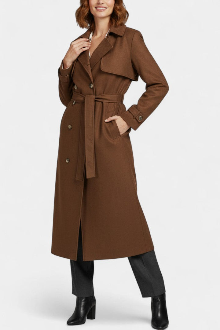Sybil | Belted Longline Trench Coat