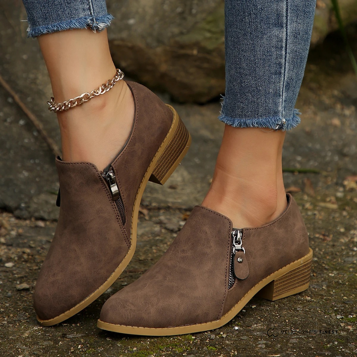 Giselle | Refined Side-Zip Loafers