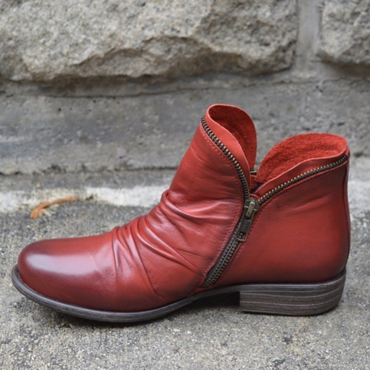 Harper | Slouch Zip Ankle Boots