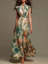 Amara | Botanical Maxi Dress