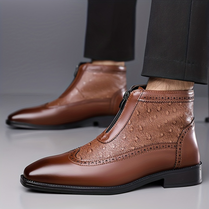 Langford | Refined Zip Ankle Boots