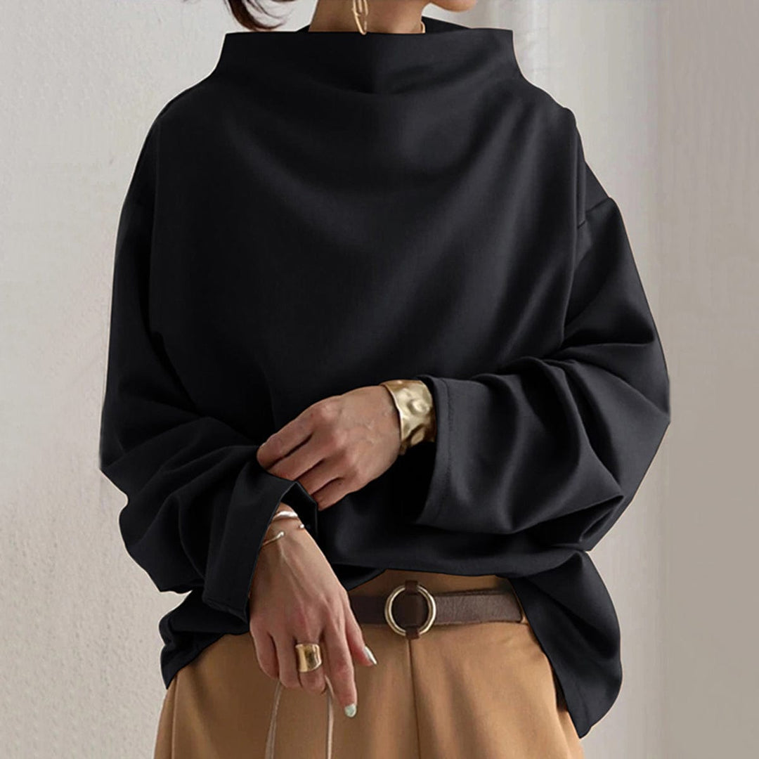 Lenora | Relaxed High-Neck Top