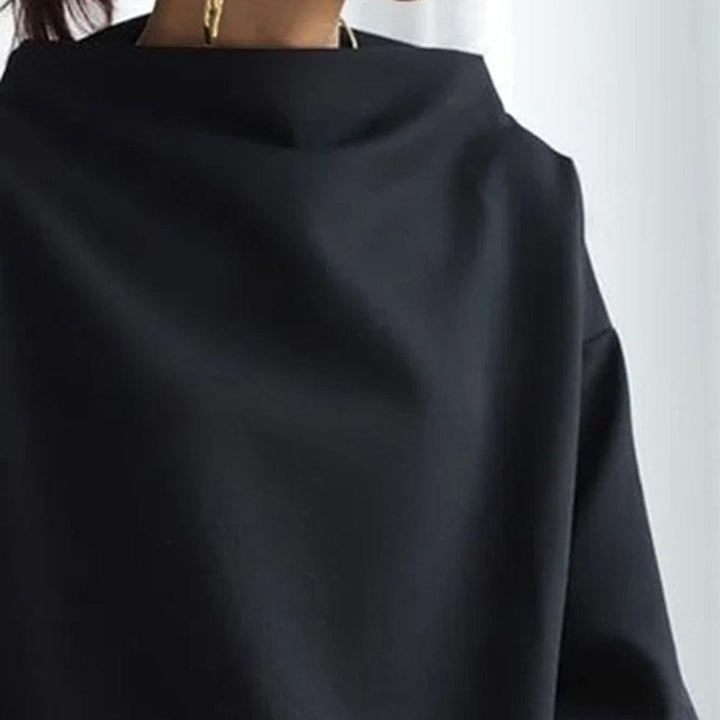 Lenora | Relaxed High-Neck Top
