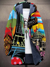 Emerson | Artistic Hooded Zip Jacket