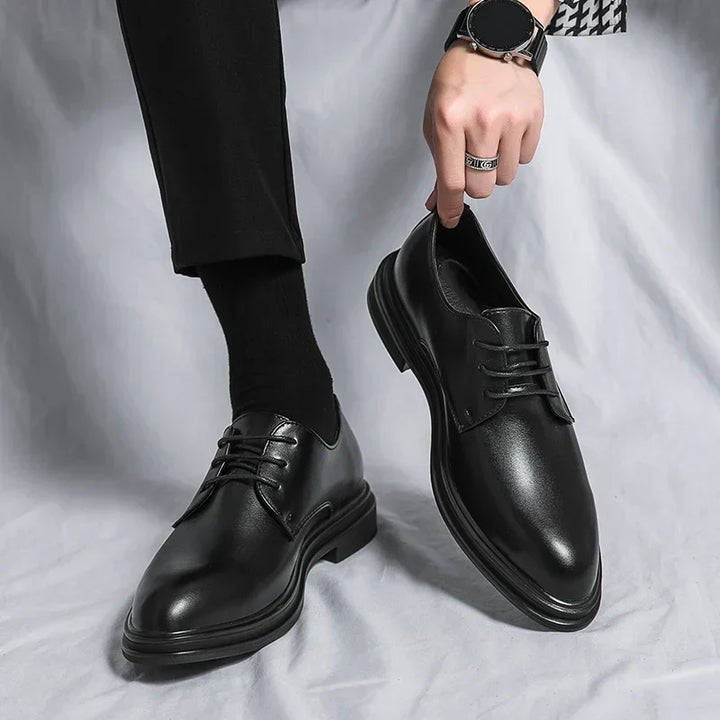 Laurence | Polished Lace-Up Derby Shoes