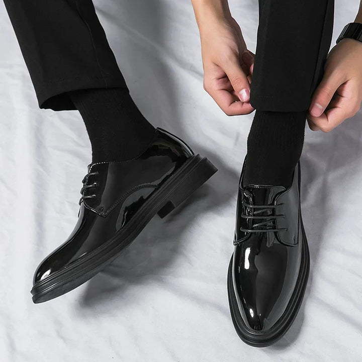 Laurence | Polished Lace-Up Derby Shoes