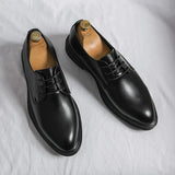 Laurence | Polished Lace-Up Derby Shoes