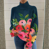 Saffron | Floral Statement Sweater