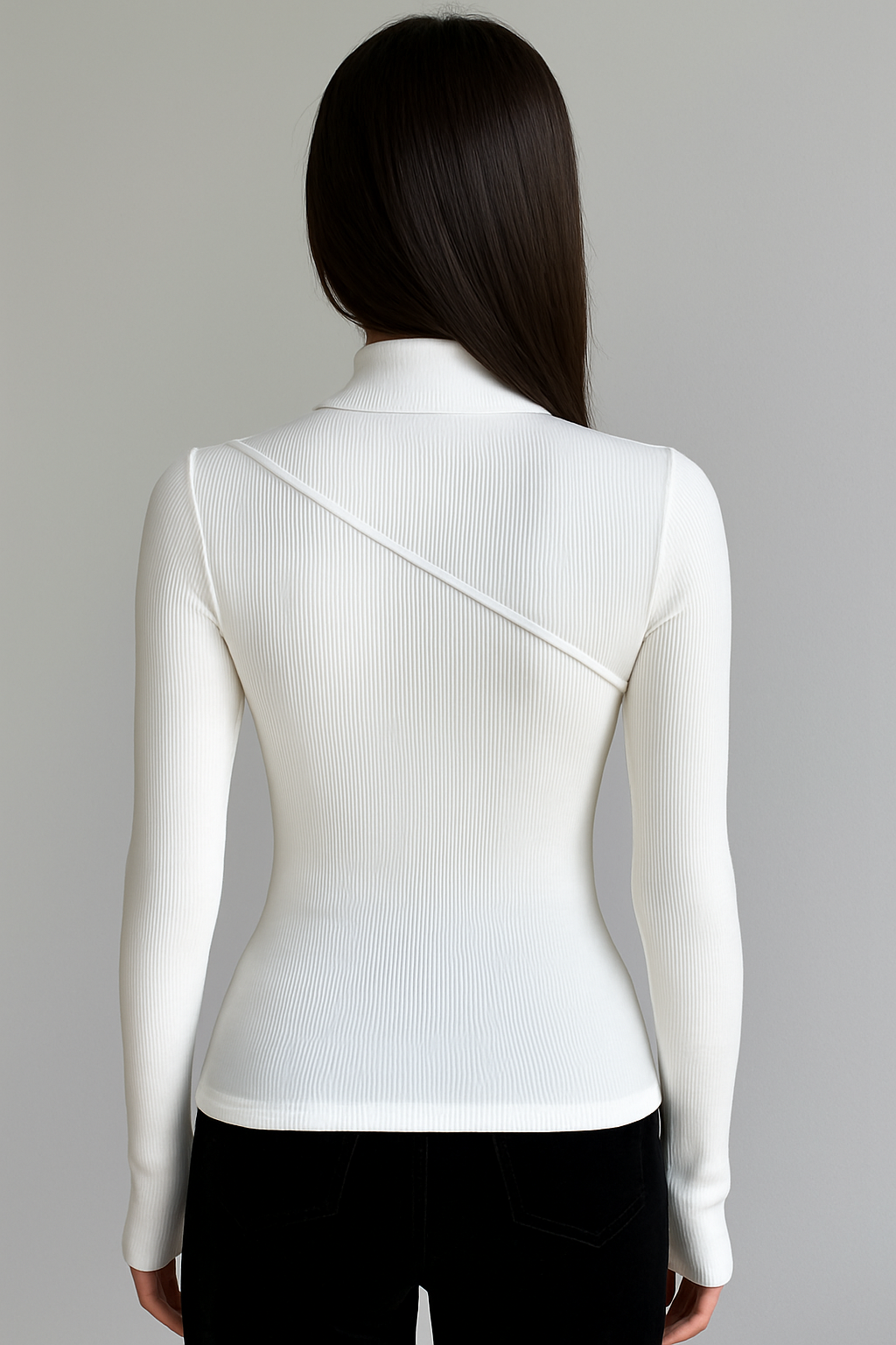 Lila | Refined Mock Neck Top