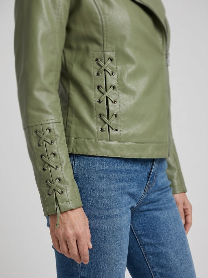 Delilah | Laced Biker Jacket