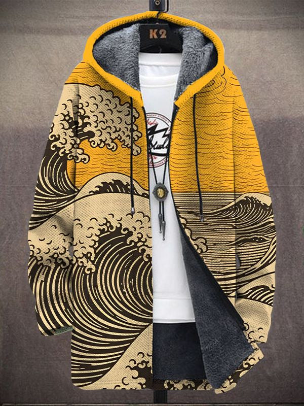 Nolan | Hooded Artistic Cardigan