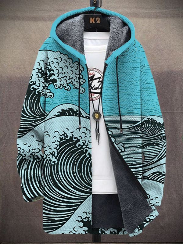Nolan | Hooded Artistic Cardigan