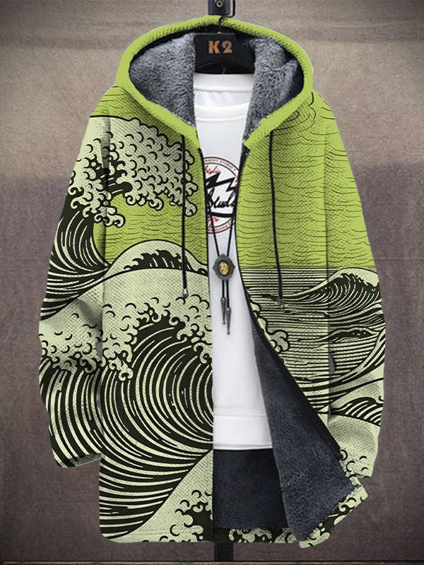 Nolan | Hooded Artistic Cardigan