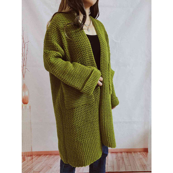 Josephine | Cosy Open-Front Chunky Knit Cardigan