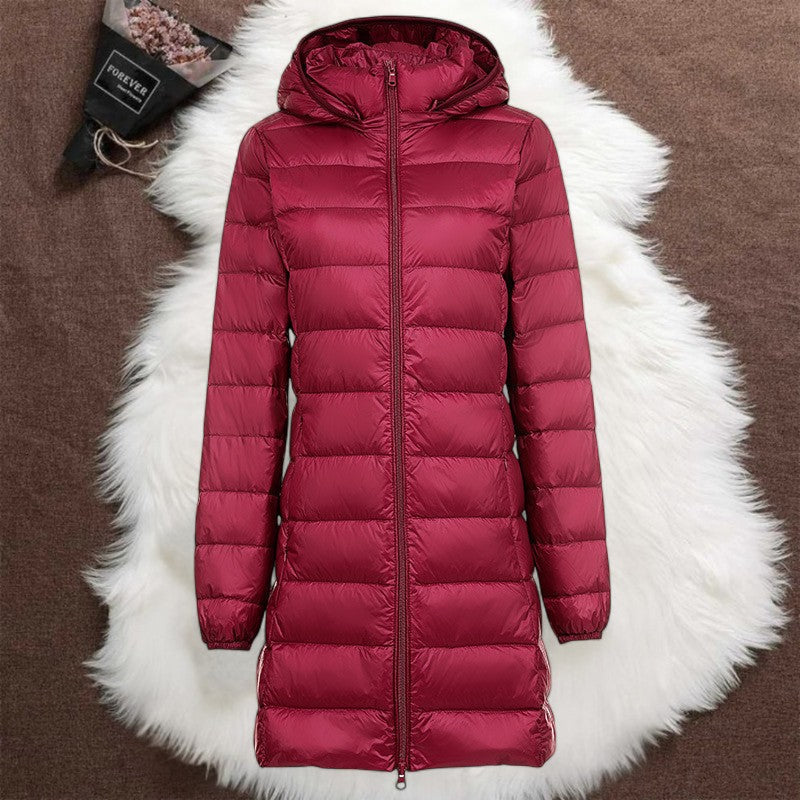 Laura | Longline Hooded Padded Jacket