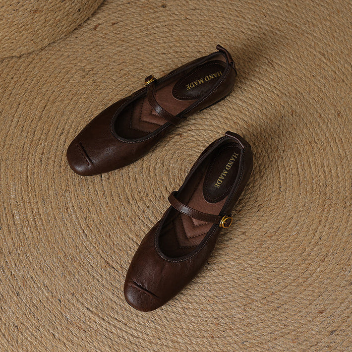 Elaine | Timeless Strap Flats