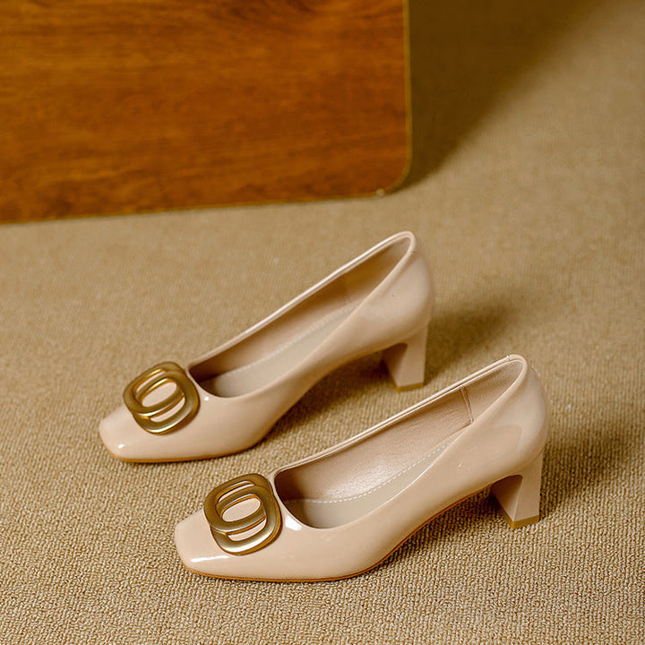 Leona | Elegant Block-Heel Pumps