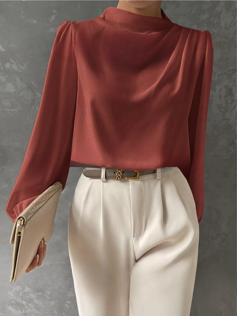 Louella | Elegant Draped Blouse