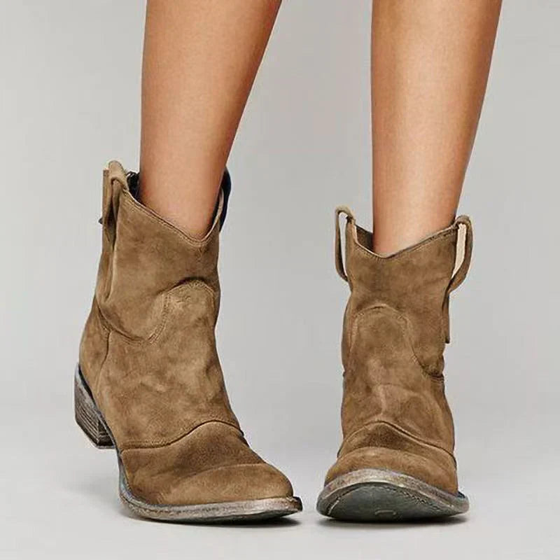 Mabel | Western-Inspired Ankle Boots
