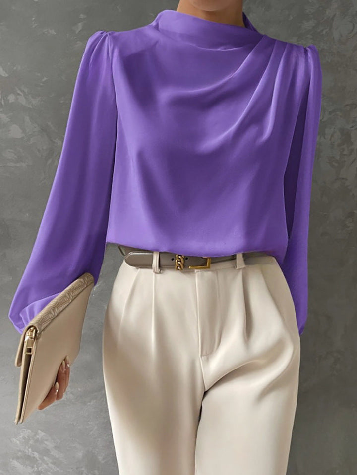 Louella | Elegant Draped Blouse