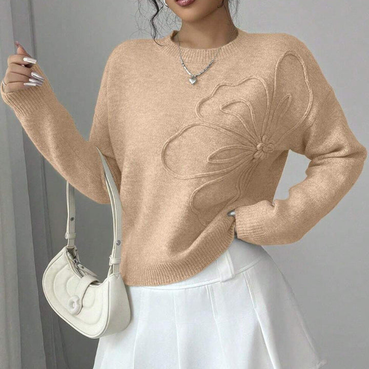 Annora | Soft Floral-Knit Jumper
