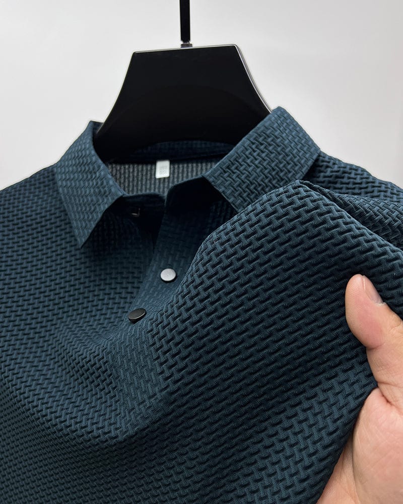 Alistair | Refined Textured Polo Shirt