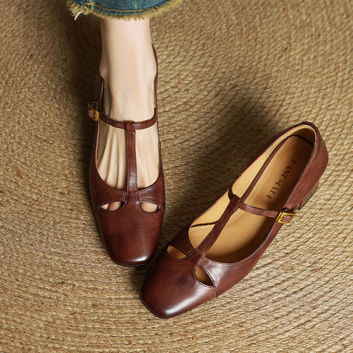 Elena | Timeless T-Strap Heels