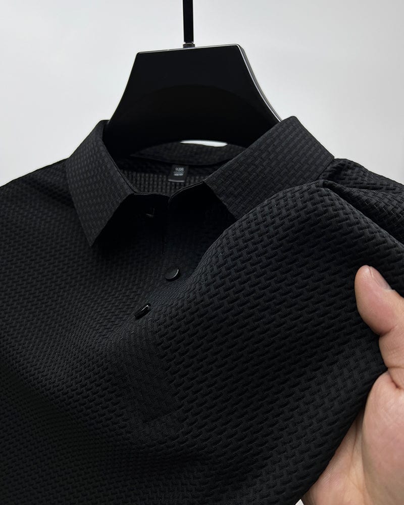 Alistair | Refined Textured Polo Shirt