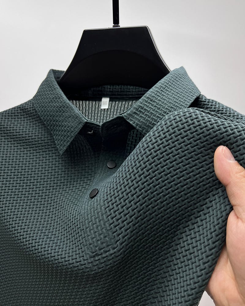 Alistair | Refined Textured Polo Shirt
