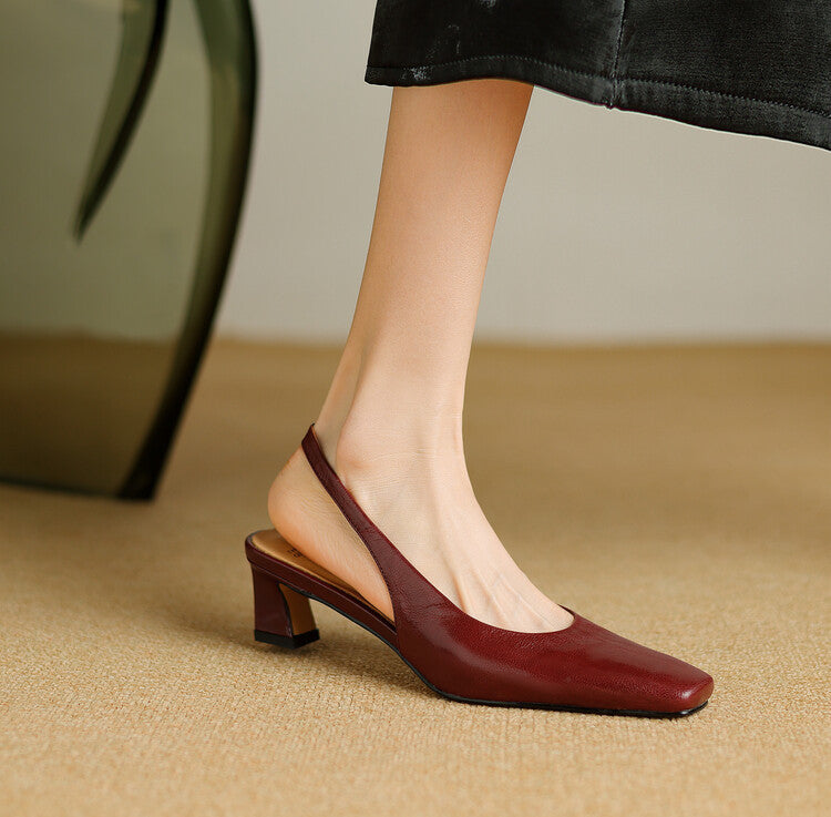 Marion Reeve | Refined Slingback Heels