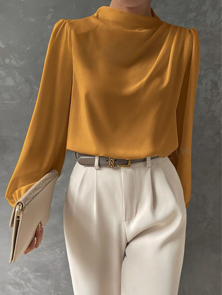 Louella | Elegant Draped Blouse