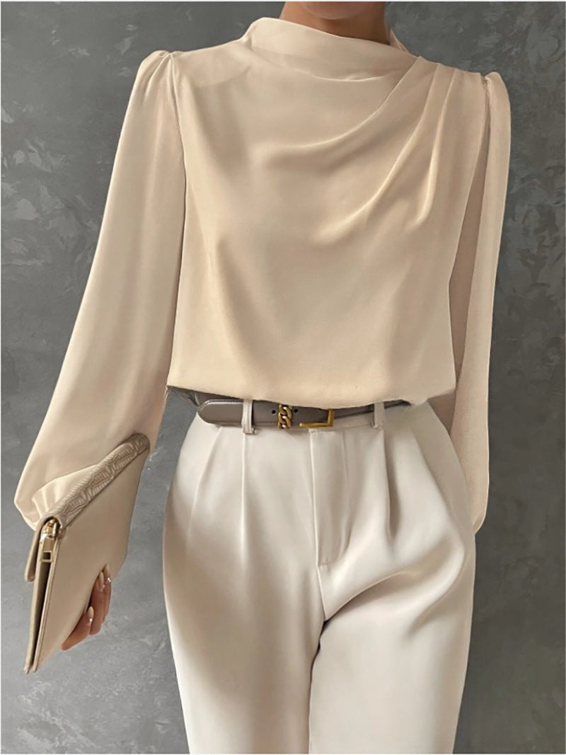 Louella | Elegant Draped Blouse