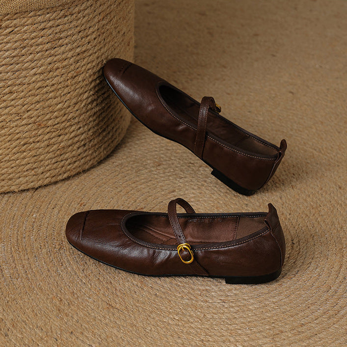 Elaine | Timeless Strap Flats