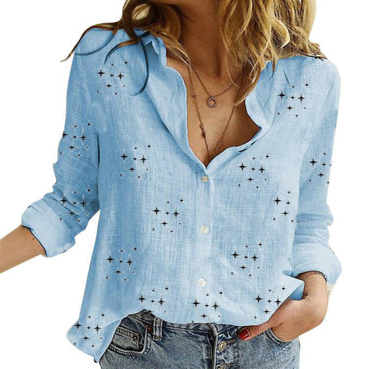 Paige | Star-Print Relaxed Blouse