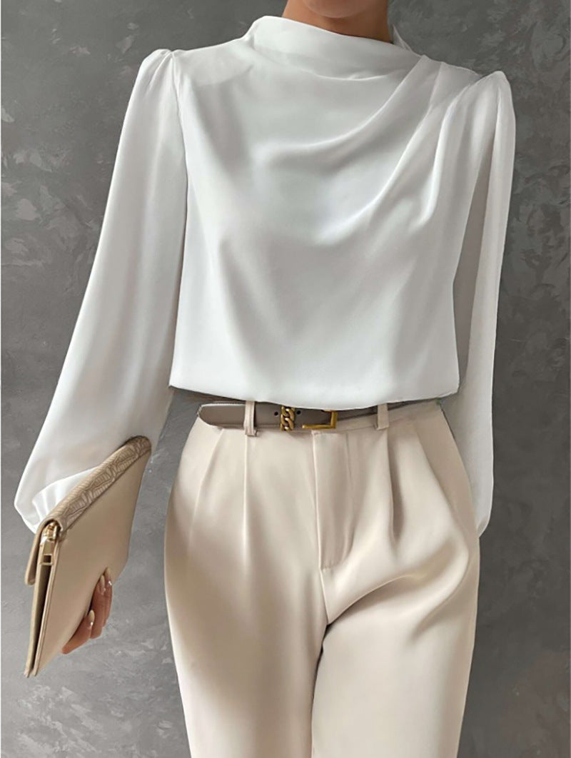 Louella | Elegant Draped Blouse