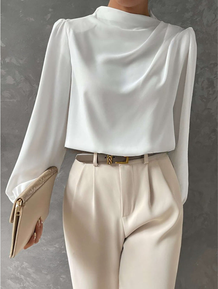 Louella | Elegant Draped Blouse