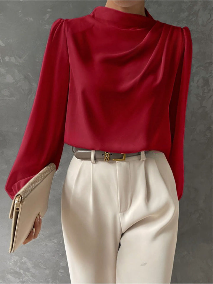 Louella | Elegant Draped Blouse